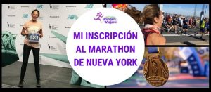 collage para post sobre mi inscripción al maratón de Nueva York
